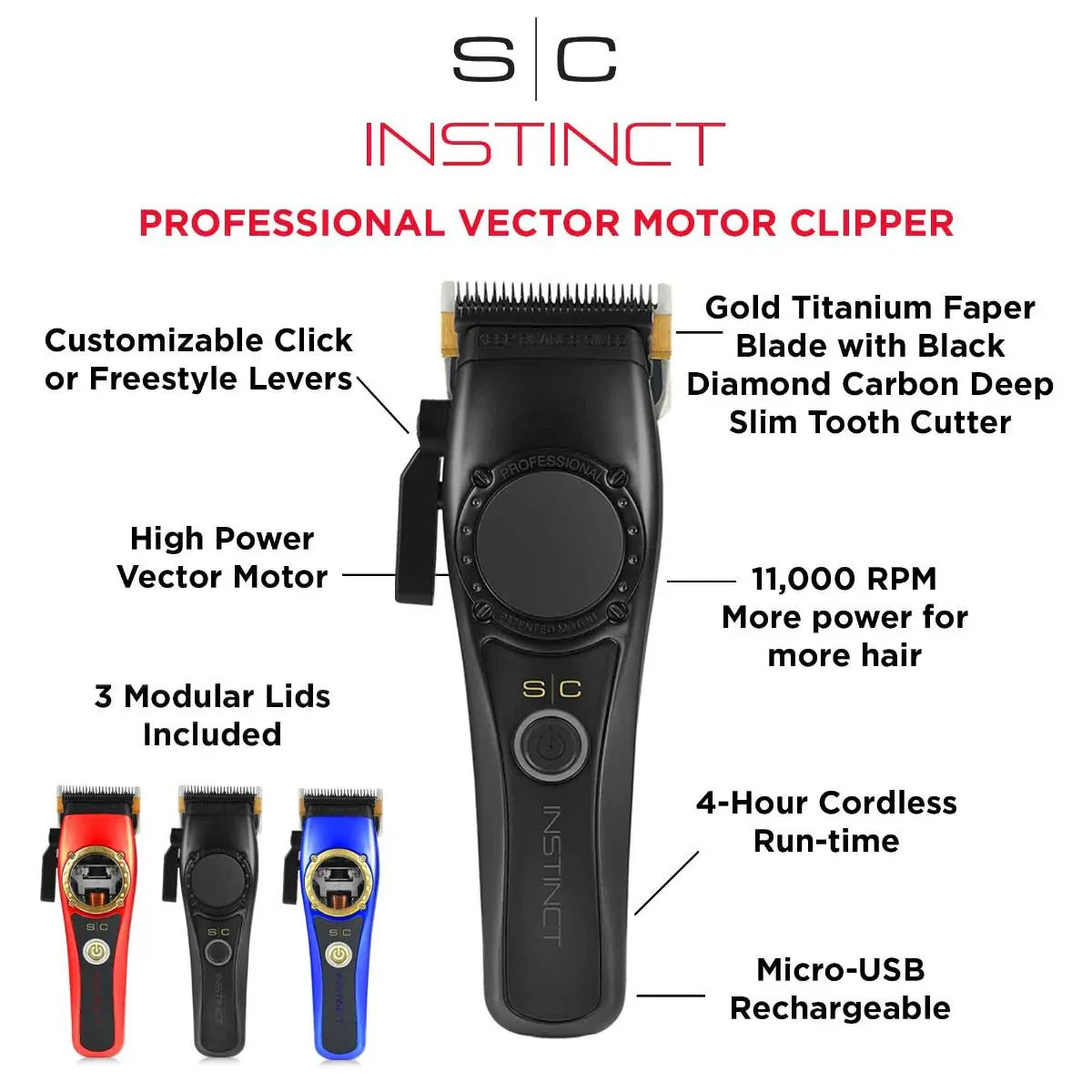 StyleCraft Instinct Clipper & Trimmer Combo