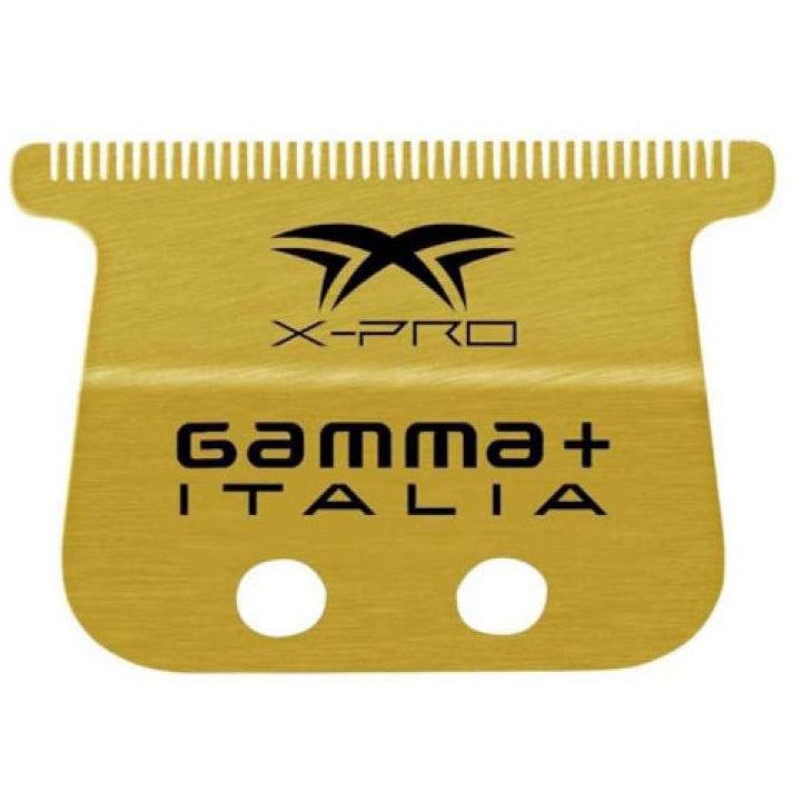Gamma+ X-Pro Wide Gold Titanium Fixed Blade for Trimmer