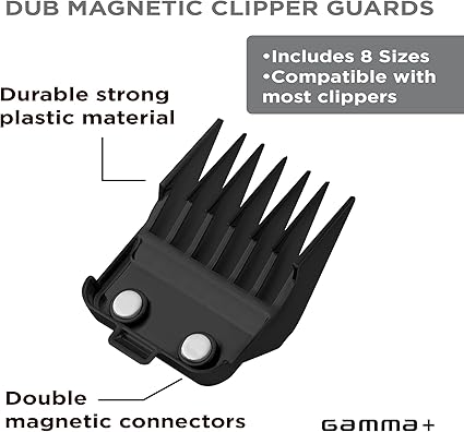 Gamma+ Professional Dub Magnetic Guards - Set of 8
