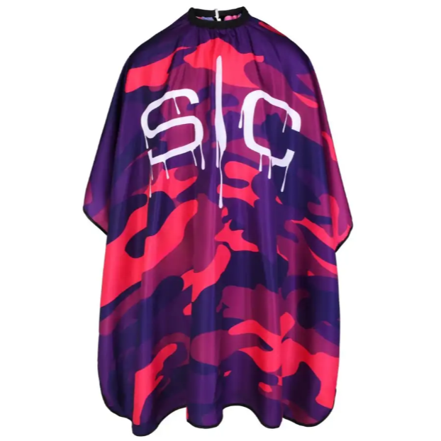 StyleCraft Waterproof Barber/Stylist Cape - Pink Camo