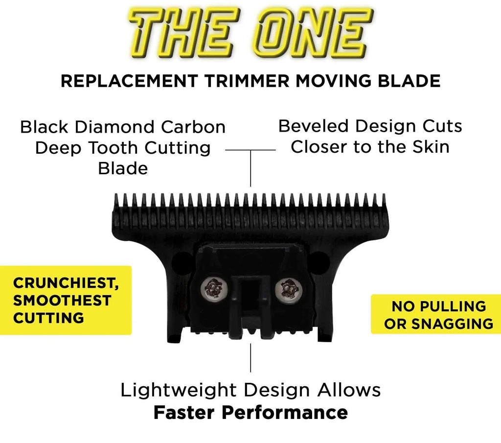 StyleCraft Trimmer Blade Set - Gold X-Pro WIDE Blade with THE ONE DLC Deep Tooth Cutter