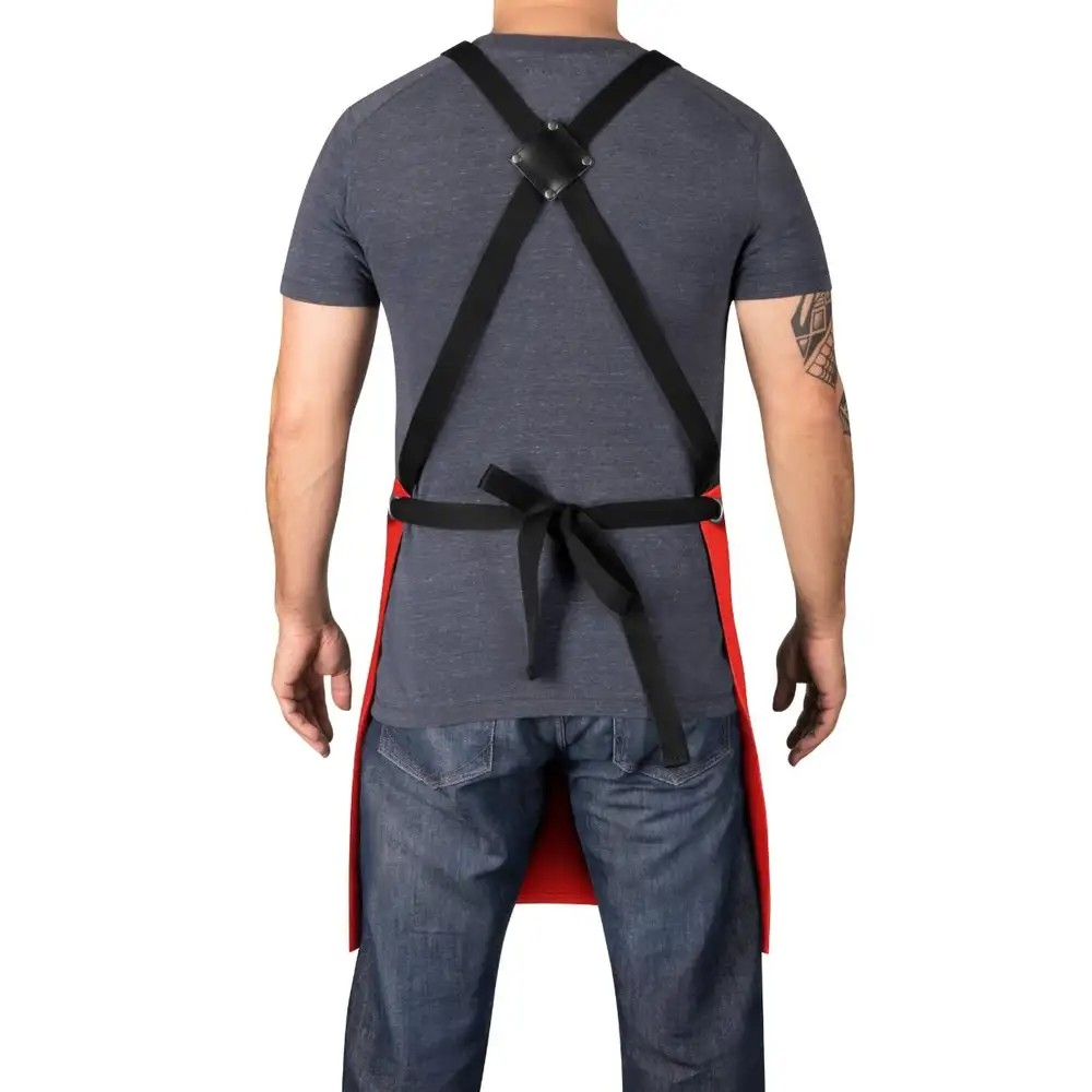 Gamma+ x StyleCraft Heavy Duty Barber Apron - Red