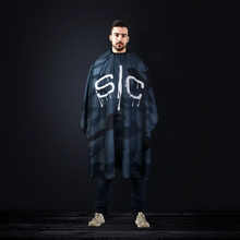 Load image into Gallery viewer, SC Stylecraft Waterproof Barber/Stylist Cape in Black Camo Design
