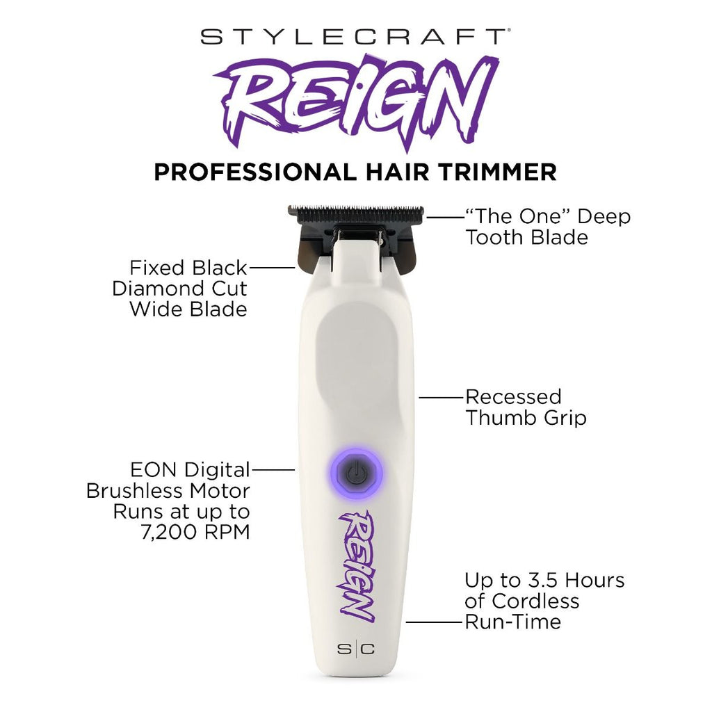 NEW StyleCraft Reign Clipper & Trimmer Combo