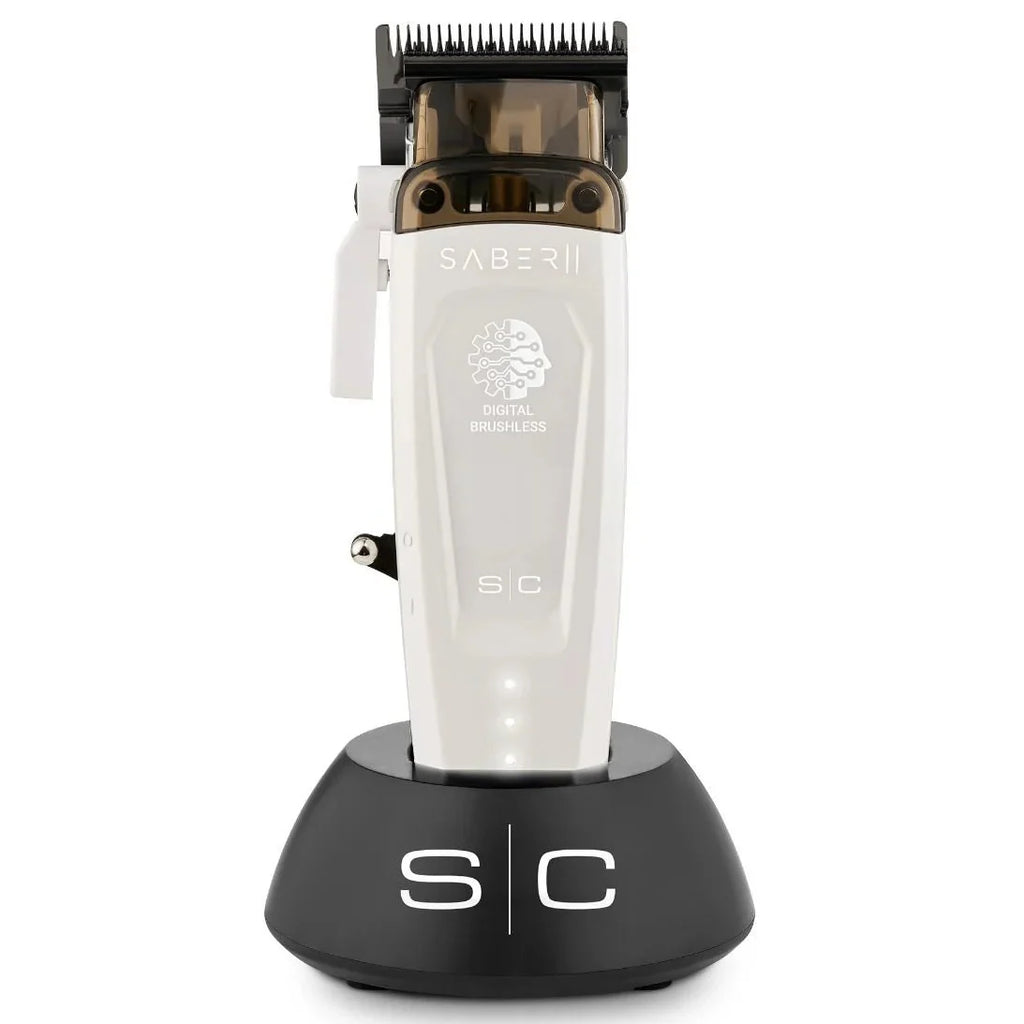 NEW StyleCraft Saber 2.0 Digital Brushless Motor Clipper - White