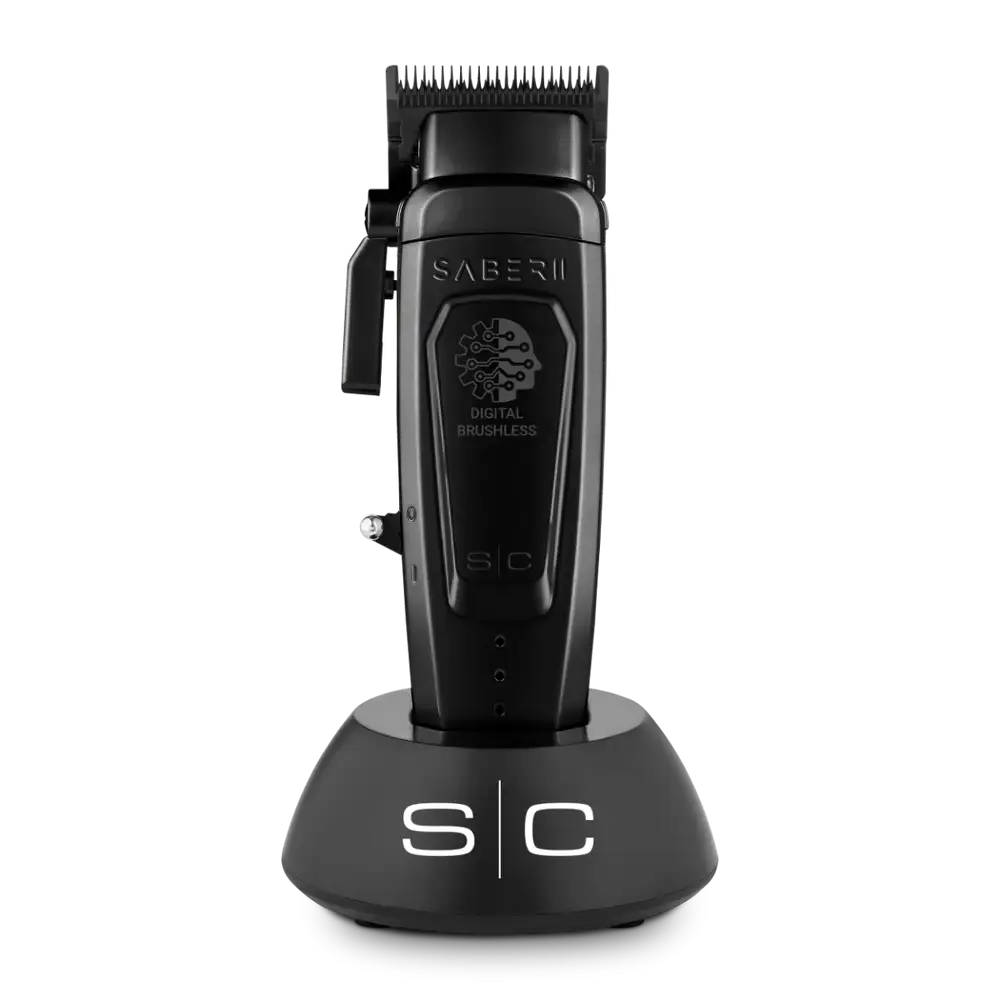 NEW StyleCraft Saber 2.0 Digital Brushless Motor Clipper - Black