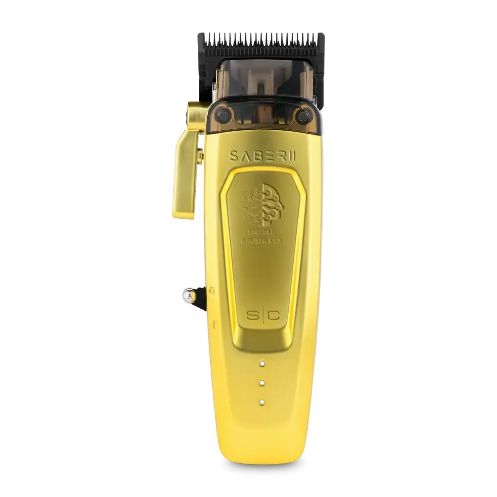 NEW StyleCraft Saber 2.0 Digital Brushless Motor Clipper - Gold