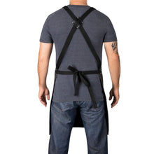 Load image into Gallery viewer, Heavy Weight Waterproof Professional Barber/Salon Apron Cross-Back Strap
