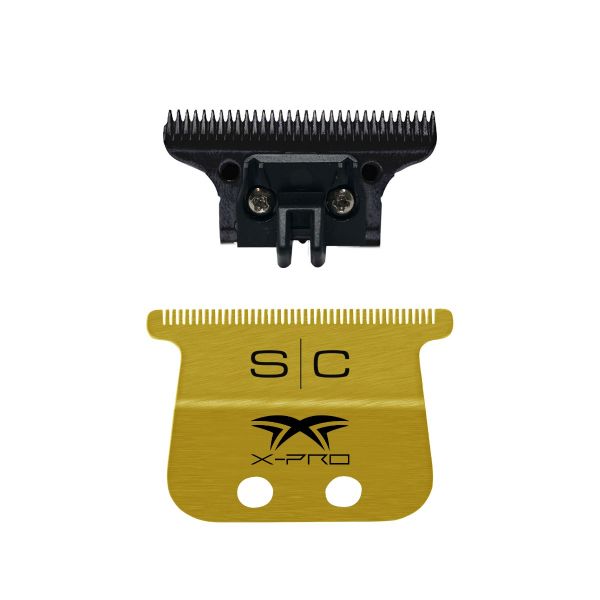 Stylecraft SC Wide Gold X-Pro Fixed Trimmer Blade with THE ONE Moving DLC Deep Tooth Cutter