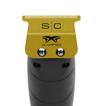 Load image into Gallery viewer, Stylecraft SC Wide Gold X-Pro Fixed Trimmer Blade with THE ONE Moving DLC Deep Tooth Cutter
