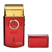 Load image into Gallery viewer, Stylecraft SC Uno Single Foil Shaver USB Rechargeable Travel Size Red
