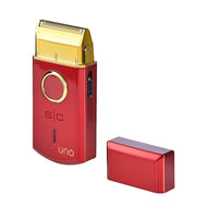 Stylecraft SC Uno Single Foil Shaver USB Rechargeable Travel Size Red